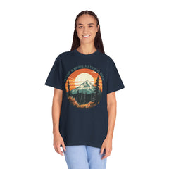 Mount Rainier National Park Graphic, Comfort Colors Soft Relaxed Fit Unisex Garment-Dyed T-shirt