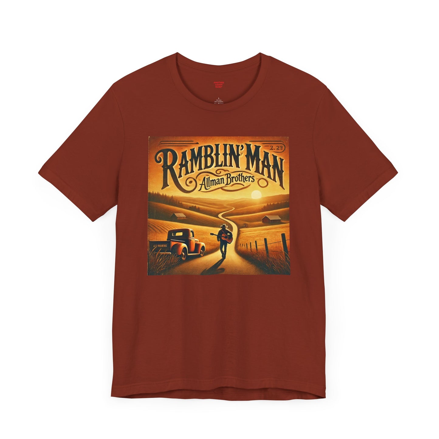 Inspired By Allman Brothers Band Ramblin Man - Graphic Unisex Jersey Short Sleeve Tee