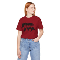 Nature-Inspired Bear Graphic Tee, Outdoor Adventure Shirt, Wilderness Apparel, Hiking Gift, Unisex Nature T-Shirt