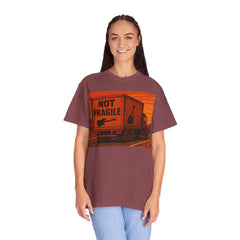 Not Fragile Unisex Garment-Dyed T-Shirt -BTO Inspired Vintage Guitar Graphic Tee