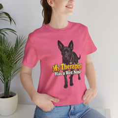 My Therapist Has A Wet Nose Personalized with your dog(s) image T-Shirt