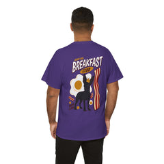 Breakfast Club Dog T‑Shirt — Retro Bacon & Eggs Graphic Tee