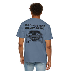 Ford Mustang Shelby GT500 Unisex T-Shirt - Classic Car Enthusiast Comfort Colors Garment Dyed Tee