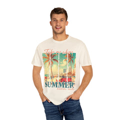Summer Vibes Graphic T-Shirt - "Take Me Where Summer Never Ends"