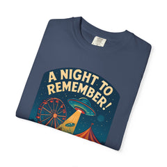 A Night to Remember! Vintage Style Unisex T-Shirt, Retro Graphic Tee, Fun Carnival Shirt, Summer Festival Top, Unique Gift