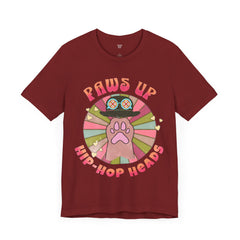 Funny Cat Paws Up Hip Hop Heads - Graphic Tee