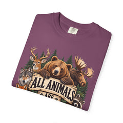 All Animals Are Pettable T-Shirt – Funny Animal Lover Wildlife Design