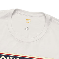 Chill The Fourth Out,Cowgirl Graphic, Unisex Jersey Short Sleeve Tee