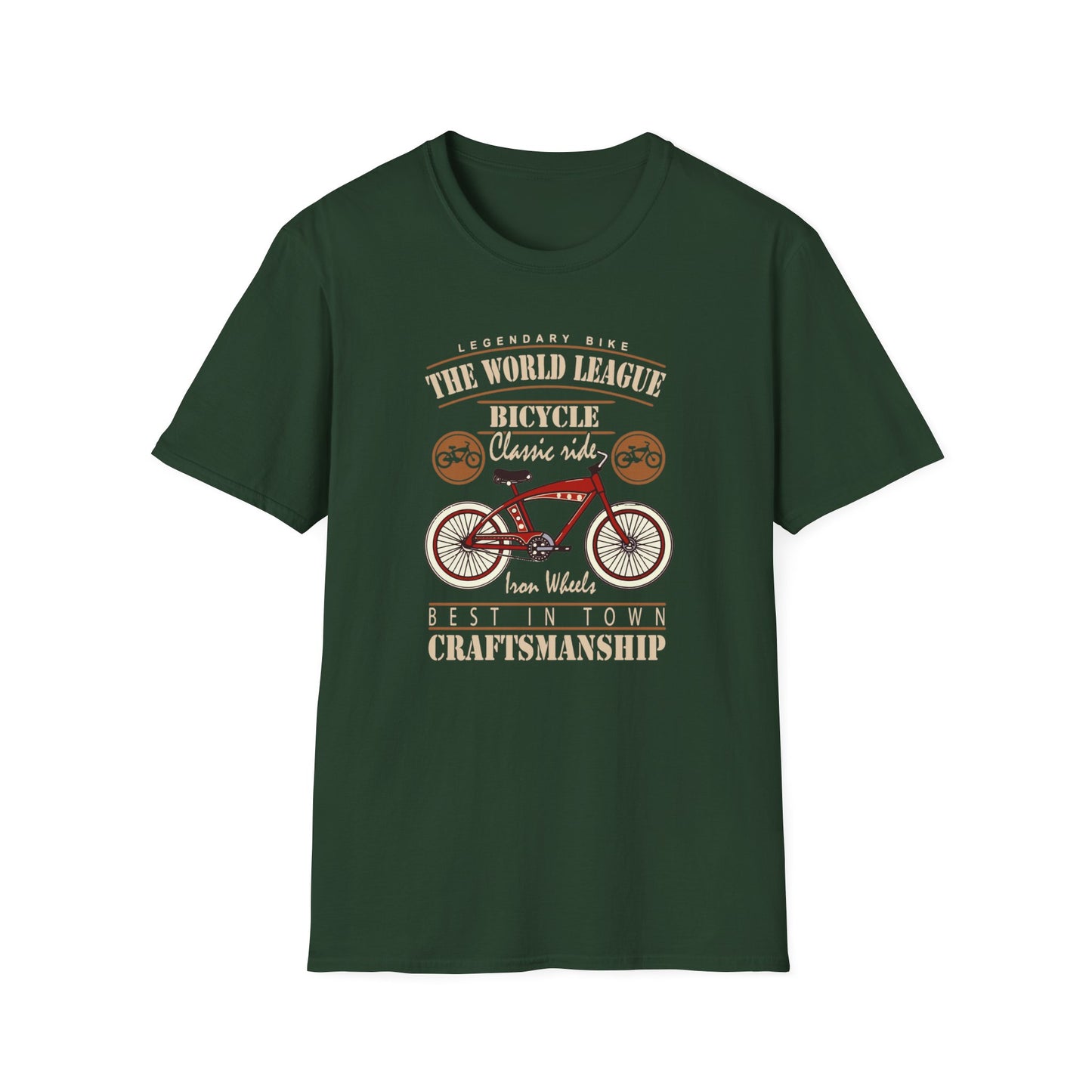 Legendary Bike World Craftsmanship Unisex Softstyle T-Shirt