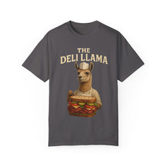 Funny Deli Llama Unisex T-Shirt - Perfect for Foodies and Animal Lovers