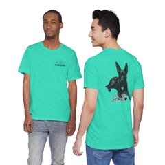 Dog Dad T-Shirt — Personalized Your Dog Image  Tee (Custom Name)