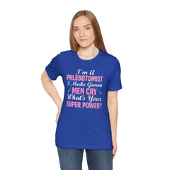 Phlebotomist Humor Tee, Funny Medical Shirt, Nurse Gift, Blood Tech Wear, Cute Phlebotomy Humor, Healthcare Apparel