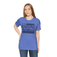 Raising Patriots Tee – Americana Stars & Stripes Family Pride T-Shirt