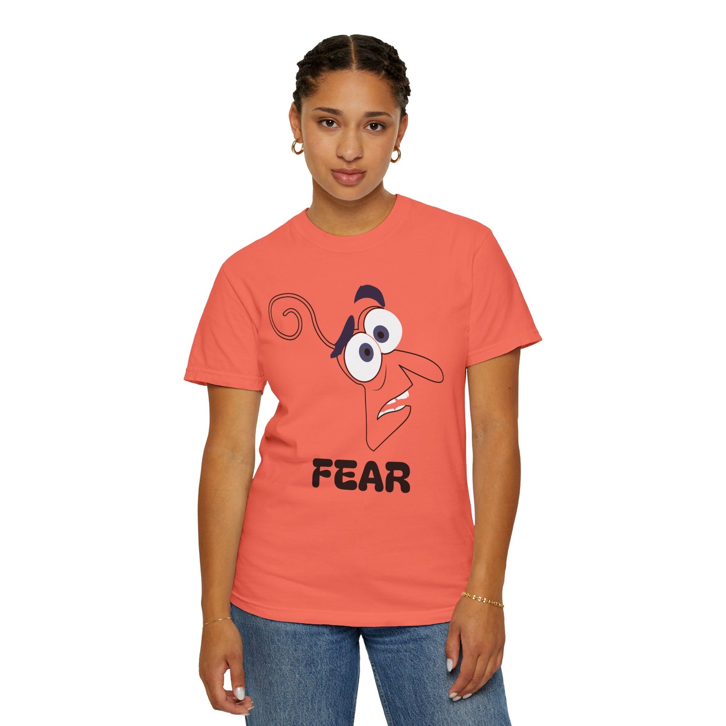 FEAR Emotion Graphic Unisex Comfort Colors Garment Dyed T Shirt