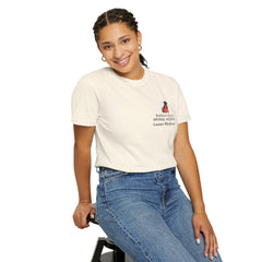 Lauren McGowan Front Logo Back Graphic Baldwin Harbor Animal Hospital "Who Let the Dogs Out?" Tee