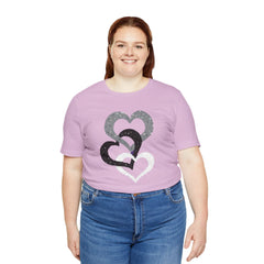 Triple Heart Design Tee