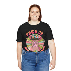 Funny Cat Paws Up Hip Hop Heads - Graphic Tee