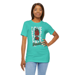 Positive Vibes Love Friendship Unisex Tee - LOVE FAKE FATE