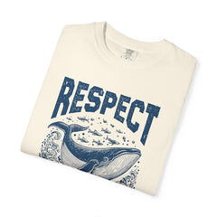 Respect the Locals Whale T-Shirt — Marine Conservation Graphic