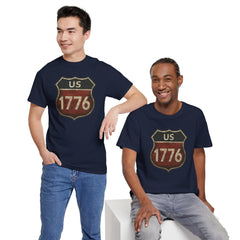 Vintage USA Pride Tee - 1776 Unisex Heavy Cotton Tee