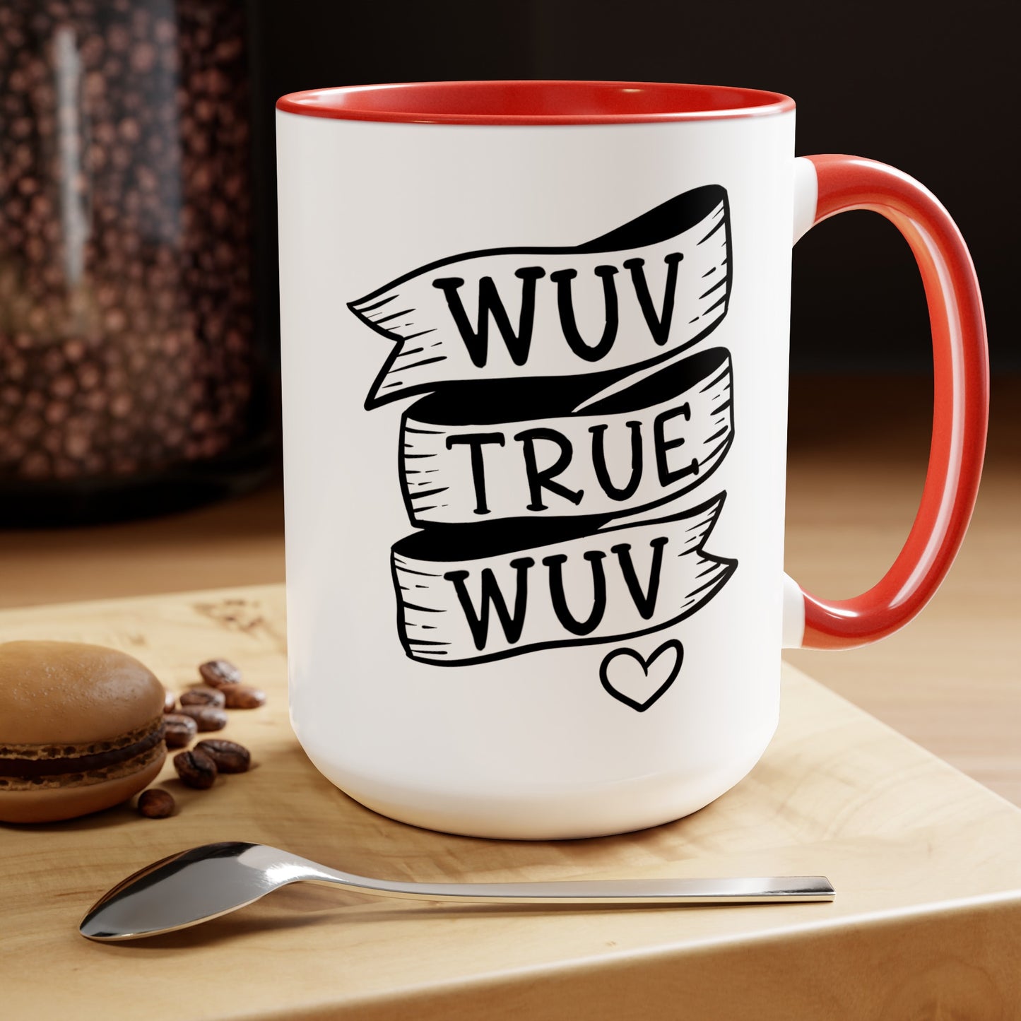 Princess Bride Quote Mug: True Wuv, 80s Movie Gift