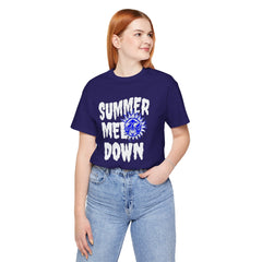 Summer Meltdown Graphic Tee — "Summer Melt Down" Sun Design