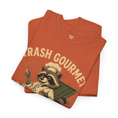 Trash Gourmet Unisex Heavy Cotton Tee, Funny Graphic T-Shirt, Quirky Casual Wear, Unique Gift for Food Lovers, Eco-Friendly Apparel
