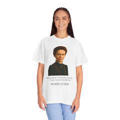 Marie Curie Portrait T‑Shirt — "I Make Science Literally Lit" Science Tee