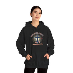 Faith & Freedom Cross Hoodie | Patriotic, Faith-Based July 4th Vintage Americana