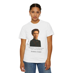 Marie Curie Portrait T‑Shirt — "I Make Science Literally Lit" Science Tee