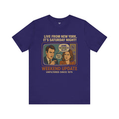 Vintage SNL Tee - Unisex Jersey Short Sleeve T-Shirt - Weekend Update Jane You Ignorant Slut Graphic Shirt
