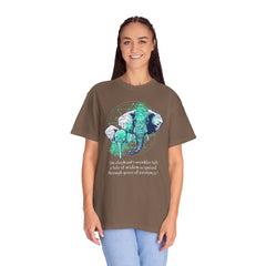 Elephants Graphic  Garment-Dyed T-shirt