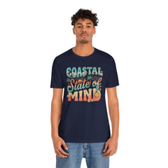 Coastal State of Mind Tee — Retro Beach Graphic T-Shirt