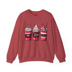 Woman's Coffee Valentine - Unisex Heavy Blend™ Crewneck Sweatshirt