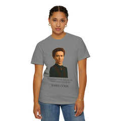Marie Curie Portrait T‑Shirt — "I Make Science Literally Lit" Science Tee