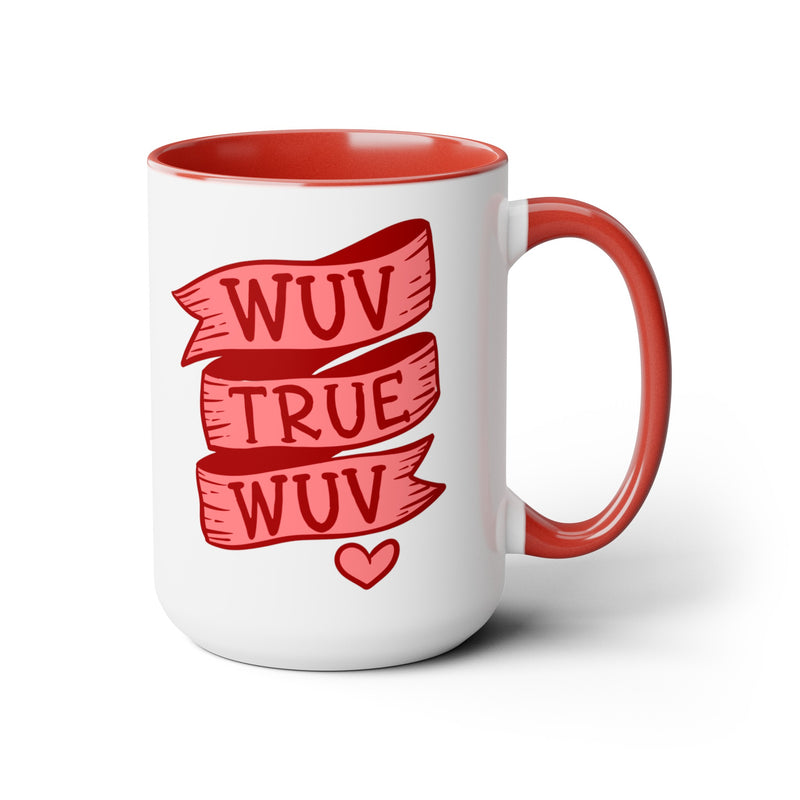 Wuv True Wuv Accent Mug,The Clergyman,Princess Bride Mug,80s Movie Quote,Gift for movie lover,vintage film gift,comedy movie mug,romcom mug