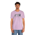 Peace Love Back The Blue in Arizona, Graphic Unisex Short Sleeve Tee