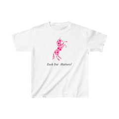 Unicorn Each Dot Matters Kids Heavy Cotton™ Tee / International Dot Day / Elementary School Students / Gift for daughter / son