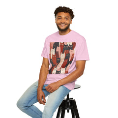 Cute Cat Print Unisex Garment-Dyed T-Shirt - Comfort Colors Soft Perfect for Animal Lovers and Casual Days