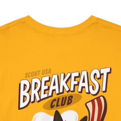 Breakfast Club Dog T‑Shirt — Retro Bacon & Eggs Graphic Tee