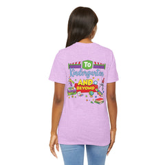 Personalized Name Kindergarten Teacher T-Shirt —  Kindergarten and Beyond Graphic Tee
