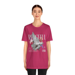 Peaceful Flowers With Dove Unisex Tee