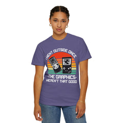 Retro Gamer Unisex T-Shirt - "I Went Outside Once"