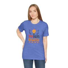 100 Days of School Brighter Teacher Appreciation T-Shirt