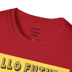 Hallo Future Pop Art Guy Unisex Softstyle T-Shirt