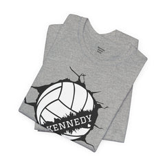 Personalized Name Volley Ball Unisex Tee Shirt