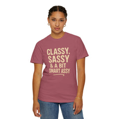 Classy Sassy T-shirt, Unisex Casual Top, Statement Tee, Gift for Her, Fashion Apparel, Birthday Humor Shirt