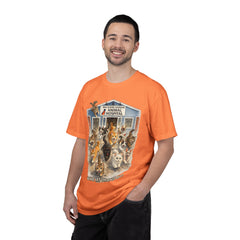 Front Graphic "Who Let the Cats Out?" Baldwin Harbor Animal Hospital Cute Vet Clinic T Shirt