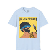 Hallo Future Pop Art Guy Unisex Softstyle T-Shirt