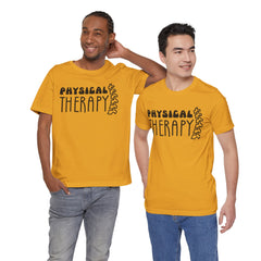 Physical Therapy Unisex Tee - Spine Graphic Gift for PT Student